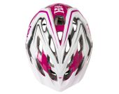 Casque Kali Chakra Plus blanc et magenta.